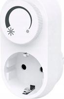 REV adapterio kištukas su integruotu LED šviesos reguliatoriumi, baltas EMD201 20270112