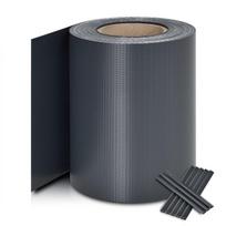 Privatumo tvoros juosta PVC 35 m 19 cm antracito spalvos
