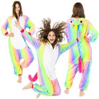Kostium Onesie rainbow pegasus - L brown