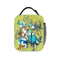 Anime Witch Hat Atelier Coco Lunch Bag  Portable Lunch Box Adult School Graphic Cooler Bag Fashion Oxford Tote Food Bags One Size yellow