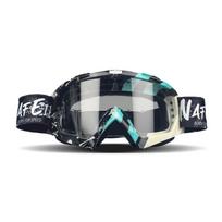 2026 Vibrant Frame Design Motocross Goggles UV400 Lens  Lightweight Durable Adjustable Strap Outdoor Sports Riding Goggles Unisex gray