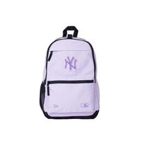 New Era MLB Logotipų Kuprinės Serija New York Yankees Studentams Kelionėms Didelės Talpos Kuprinė Audinys Unisex Kuprinė Šviesiai Violetinė 60667123 Light Purple white