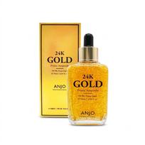 ANJO 24K Gold Prime Ampoule, Hydrating Facial Serum, 90ml – Luxury Gold Infused Hydrating Serum yellow
