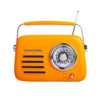 Bluetooth Radio with Metal Handle Vintage Cuisine Orange Mat