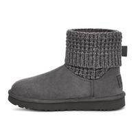UGG Classic Solene Mini Jaukūs Išlikite šiltai Lauko Atsitiktiniai Pilki Moteriški 1113463-CHRC 38 black