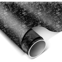 Forged Gloss Carbon Fiber Black Vinyl Wrap | Nano Air Release Technology,Anti-Wrinkle - Premium Paint Protection Film Roll for Car 1ft x 5ft gray