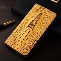 For HUAWEI Pura 90 Pura90 Pro Max 5G Flip Case 3D Crocodile Head Magnetic Cover Cowhide Genuine Leather Card Pocket Wallet Cover For Pura 90 multi