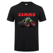 2026 Summer Fashion Trends  Tractor Farming Claas T Shirt Graphic Unisex Cotton Streetwear Short Sleeve Tees Tshirt Unisexs Clothes L black