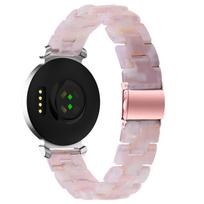 Fit for Garmin Lily 2 Active Watch Band Resin, 14mm Wristband Bracelet Replacement Strap for Lily 2/2 Classic Accessory Lily 2 rožinė