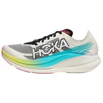 HOKA ONE ONE ROCKET X 2 Slip Resistant Abrasion Resistant Low top Casual Running Shoes Unisex White Gray 1127927-YZC 40.5 pilka spalva