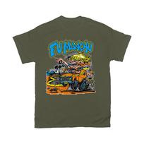 New Fu Manchu Band Tour Gift For Fan Full Size S to 5XL Green T-shirt K824 Unisex T-Shirt Graphic Tee XXXXL black