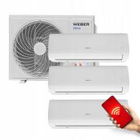 Oro kondicionierių komplektas, multi split, 2 x 2,6 kW + 1 x 3,4 kW + 7,9 kW