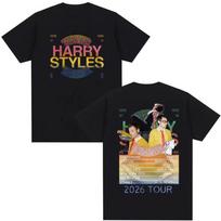 Harry Styles Together Tour 2026 Fans Gift T Shirt Unisexs Vintage High Quality Cotton Tshirt Summer Oversized Tshirts Streetwear M brown