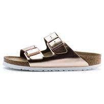 Birkenstock Arizona Soft Footbed Natural Leather Narrow Fit 'Metallic Copper' Women's 0952093 37 black