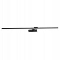 Vonios LED sieninis šviestuvas virš veidrodžio, 22W, 120 cm, juodas, IP44