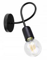 Sieninis šviestuvas su lenkta viela LOFT EDISON, 1x E27