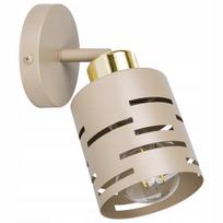 Sieninis šviestuvas E27 LED, smėlio spalvos, Cashmere