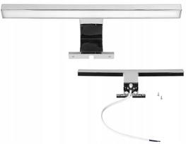 LED veidrodžio šviestuvas Virone, 5W, 4000K, 30 cm, atsparus drėgmei