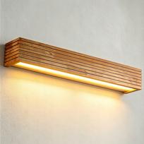Sieninis šviestuvas iš natūralios medienos, 45 cm, 6W, 3000K LED