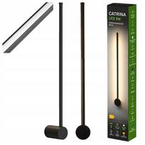 Sieninis LED šviestuvas, 60 cm, 9 W, 4000K, juodas, miegamajam