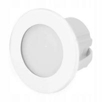 LED laiptų šviestuvas, apvalus, baltas, 230V, YCB178W