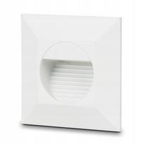 Laiptų LED šviestuvas, 2W, 230V, IP54, baltas