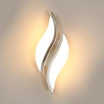 Sieninis LED šviestuvas, chromuotas, 12W, 3000K