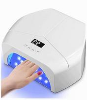 UV LED nagų lempa 298 W su jutikliu ir laikmačiu, plieninė
