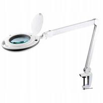 Stalinė lempa su 9W LED, 2,25x didinamuoju stiklu, balta, VTLAMP-5D-LEDN2