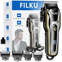 Barzdos ir plaukų kirpimo mašinėlė FILKU, belaidė, USB