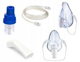 Inhaliatoriaus PHILIPS Respironics priedų rinkinys: 2 kaukės su gumelėmis, kandiklis