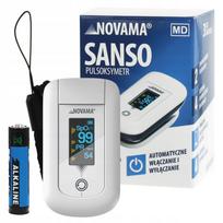 Pirštų pulsoksimetras NOVAMA SANSO su OLED ekranu, 4 kryptys