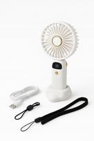 Mini ventiliatorius Z9, nešiojamas, baltas, 3,7V, 5W