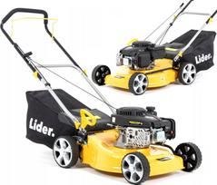 Benzininė vejapjovė LIDER LONCIN, 46 cm, be pavaros, su surinkimo krepšiu