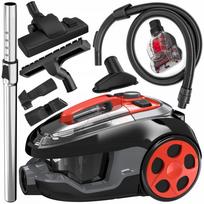 Dulkių siurblys LEHMANN TYPHOON 4000W be maišelio su turbo šepečiu ir HEPA filtru