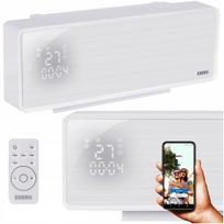 Stiklinė oro užuolaida EBERG Q4, 2000 W, elektrinis šildytuvas, WiFi, pultelis