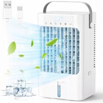 Nešiojamas oro kondicionierius 4 in 1, 900 ml, USB-C, LED, su laikmačiu, 10 W