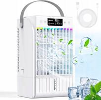 Oro vėsintuvas-oro drėkintuvas, 1,5 l, RGB, USB-C, 4 greičiai