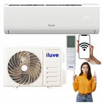 Sieninis oro kondicionierius ILUVE, 3,4 kW, 40 m², WiFi, su šildymo funkcija