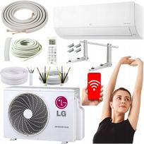 Sieninis oro kondicionierius LG Standard 2, 5 kW, WiFi, montavimo komplektas 3MB