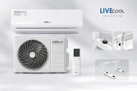 Oro kondicionierius LIVEcool 3,5 kW su sieniniu laikikliu ir vamzdžiais