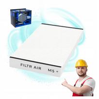 Pagrindinis M5 filtras Ventilus 390/450 SE HR Q1, 450 x 210 x 40 mm