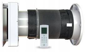 Sieninis rekuperatorius VORTICE 160, 40 m³/h, su drėgmės jutikliu ir PILOT valdymu