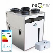 Rekuperatorius iZZi V.402 ERV CONNECT su Wi-Fi, modelis L (kairinis)