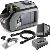 Plaunantis dulkių siurblys KARCHER PUZZI 2/1 Bp su baterija ir greitu įkrovikliu