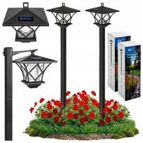 Sodo LED žibintai SOLAR, 1,5 m, 2 vnt., pastatomi