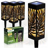 Saulės sodo lempų rinkinys, 4 vnt., LED, dekoratyvinės, 30 cm
