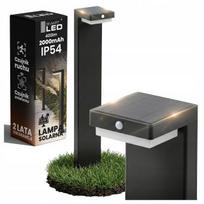 Saulės sodo lempa LED, 70 cm, 400 lm, su judesio ir sutemų jutikliu, PREMIUM