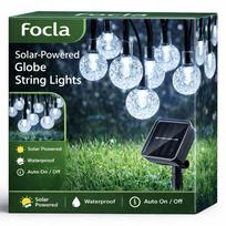 Saulės girlianda sodui, 50 LED, 12 m, IP44