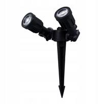 Sodo LED šviestuvas su smaigu HAMMERED, 2 x 5W, IP44, atsparus vandeniui